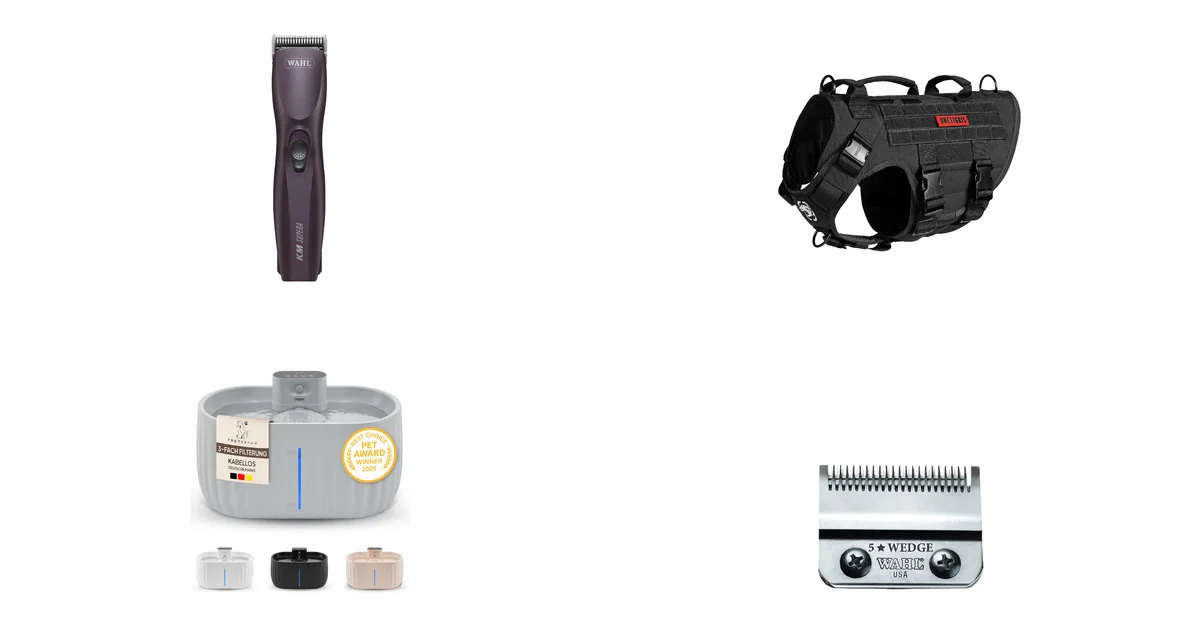 Amazon Tierbedarf Deals am 14.05.2026: Wahl KM Supera Clipper und OneTigris Hundegeschirr
