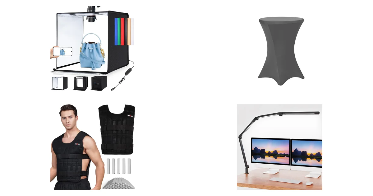 Fotobox Fotografie 60x60 cm Set PULU Blitzangebot 14.05.2026
