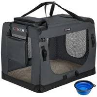 Cadoca Tiertransportbox XL 82x58x58cm anthrazit