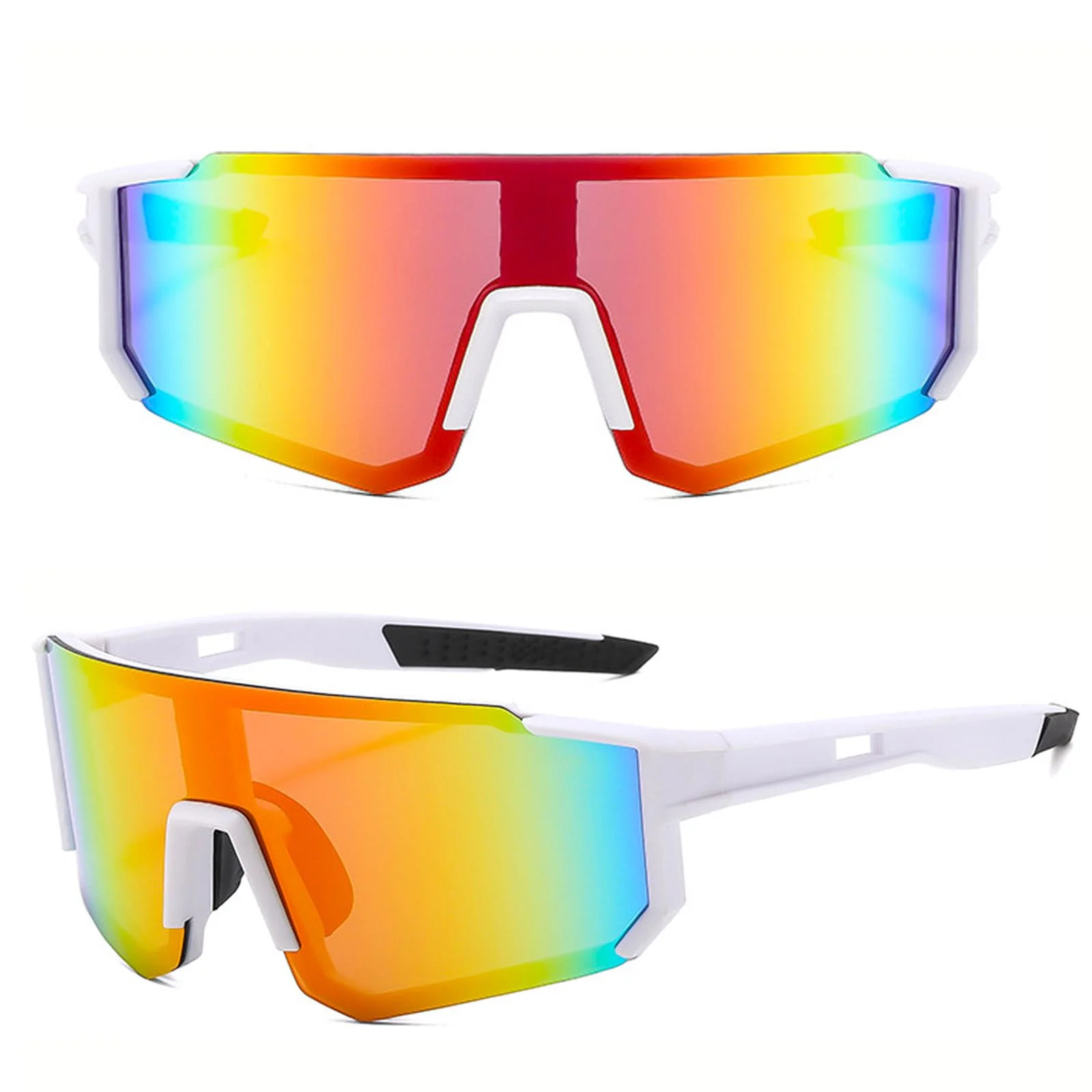MUSELK Sports Sunglasses Men Women Cycling Glasses Sunglasses Polarised Sunglasses for Outdoor Activities MTB Road Bike Cycling Biking Ski Sunglasses with UV400