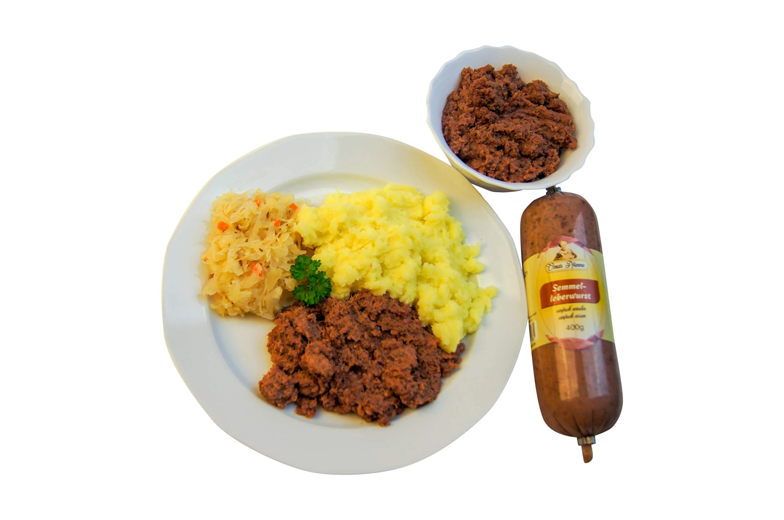 Semmelleberwurst Omas Pfanne Leberwurst | DDR Rezeptur Wurst für Pfanne | Leber-Würstchen | laktosefrei (Leberwürste 2er-Pack, 800g)