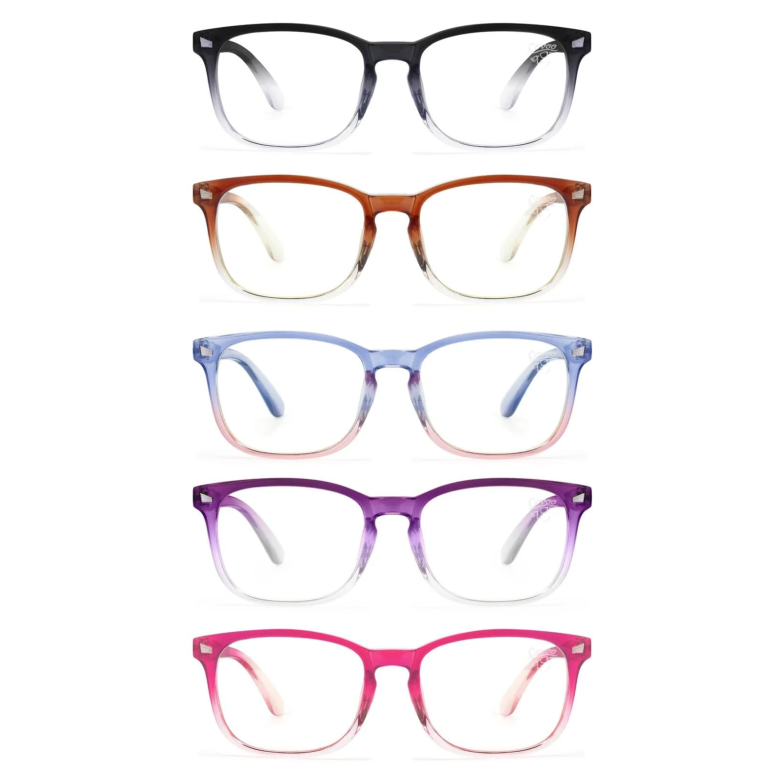 CCVOO Lesebrille für damen und herren mit blaulichtfilter - Augenoptik Brille Lesehilfe für Damen Herren