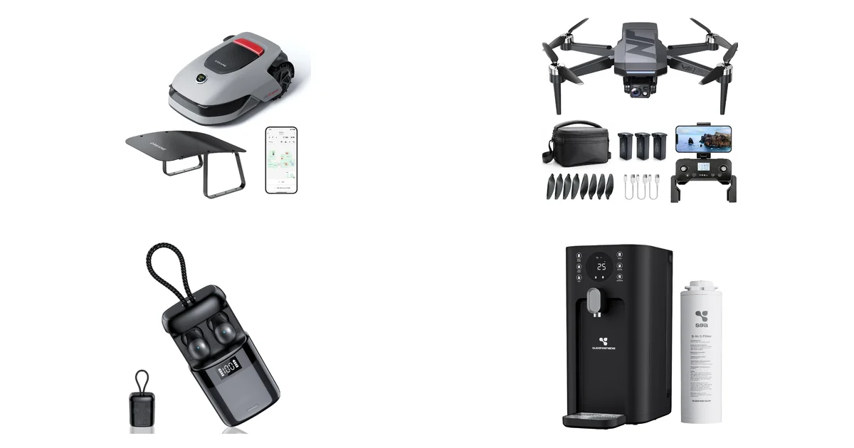 Amazon-Heißeste Deals 16.05.2026: Dreame A1 Pro Garagen-Mähroboter + Drohne 4K