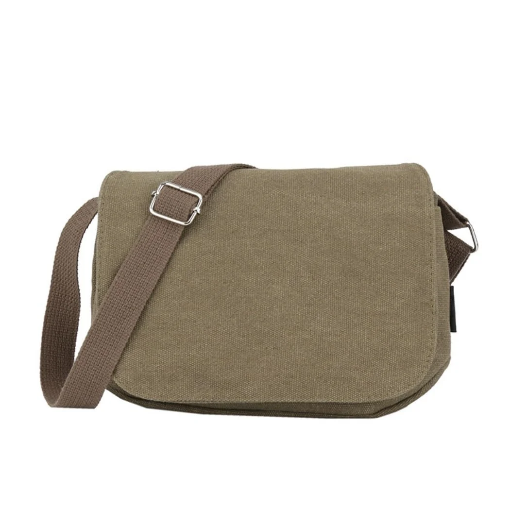 oukesin Kleine Umhängetasche aus Canvas für Damen für den Alltag, 054Dunkelgrün