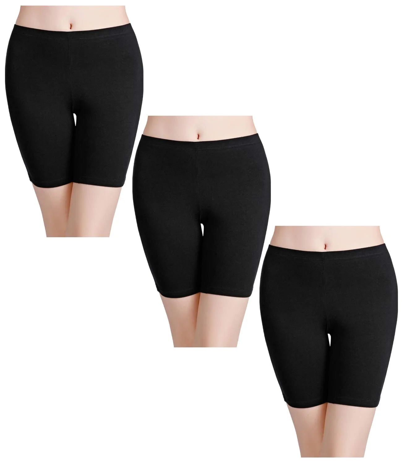 wirarpa Unterhosen Radlerhose Boxershorts Damen Hoher Bund Baumwolle Shorts Panties Lange Unterwäsche Größe S-5XL