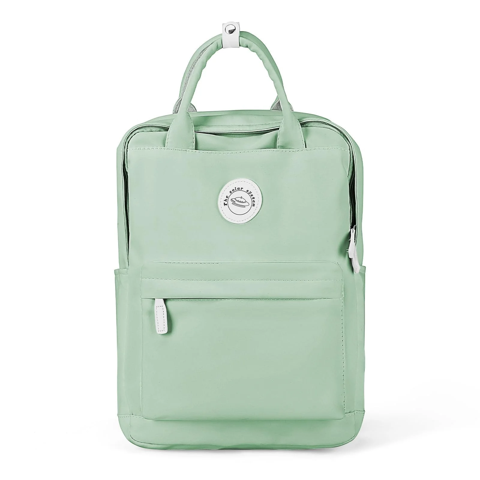 HYC00 Rucksack Mädchen Teenager Jungen Schulrucksack 14 Zoll Laptop Schulranzen Leichtgewicht Schultaschen, Reisen Rucksack für Damen Herren,Minzgrün