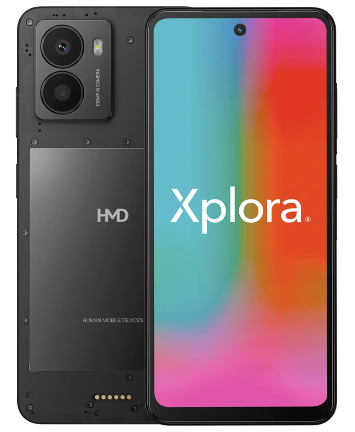 XPLORA HMD Fusion X1 Mobiltelefon für Kinder und Jugendliche - 5G-fähig, Jugendschutz-Einstellungen, Schulmodus, SOS-Funktion, GPS-Ortung und Sicherheitszonen - Abonnement Erforderlich