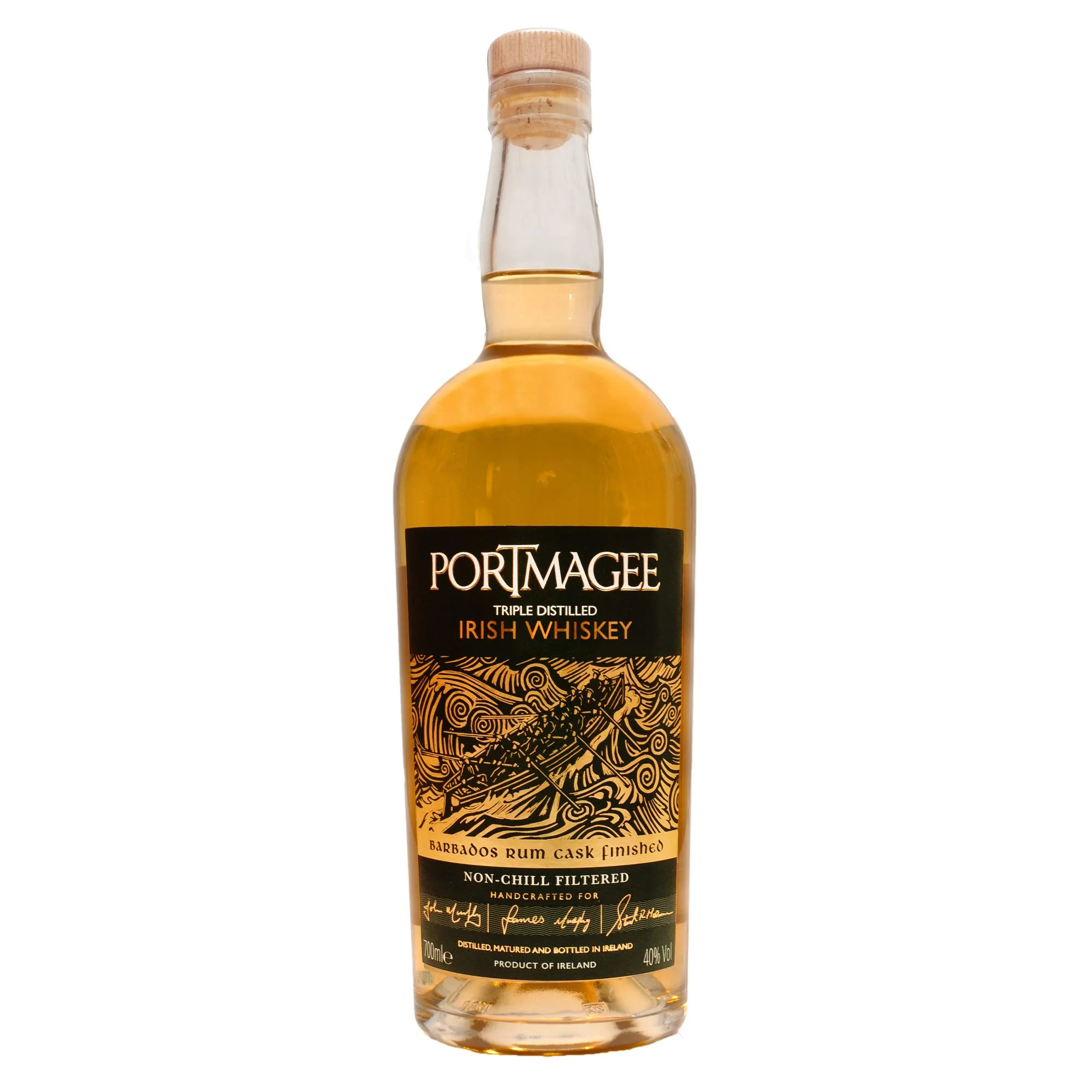 Portmagee Triple Distilled Irish Whiskey – Limitierte Serie I HOCHWERTIGER PREMIUM I Pure I Single Malt & Single Grain I 40% Alk.