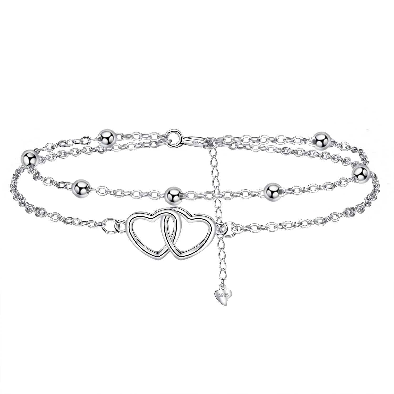 J.MUEN Damen Armbänder Silber 925, Geburtstag Muttertag Weihnachten Geschenk für Mama Ehefrau Freundin