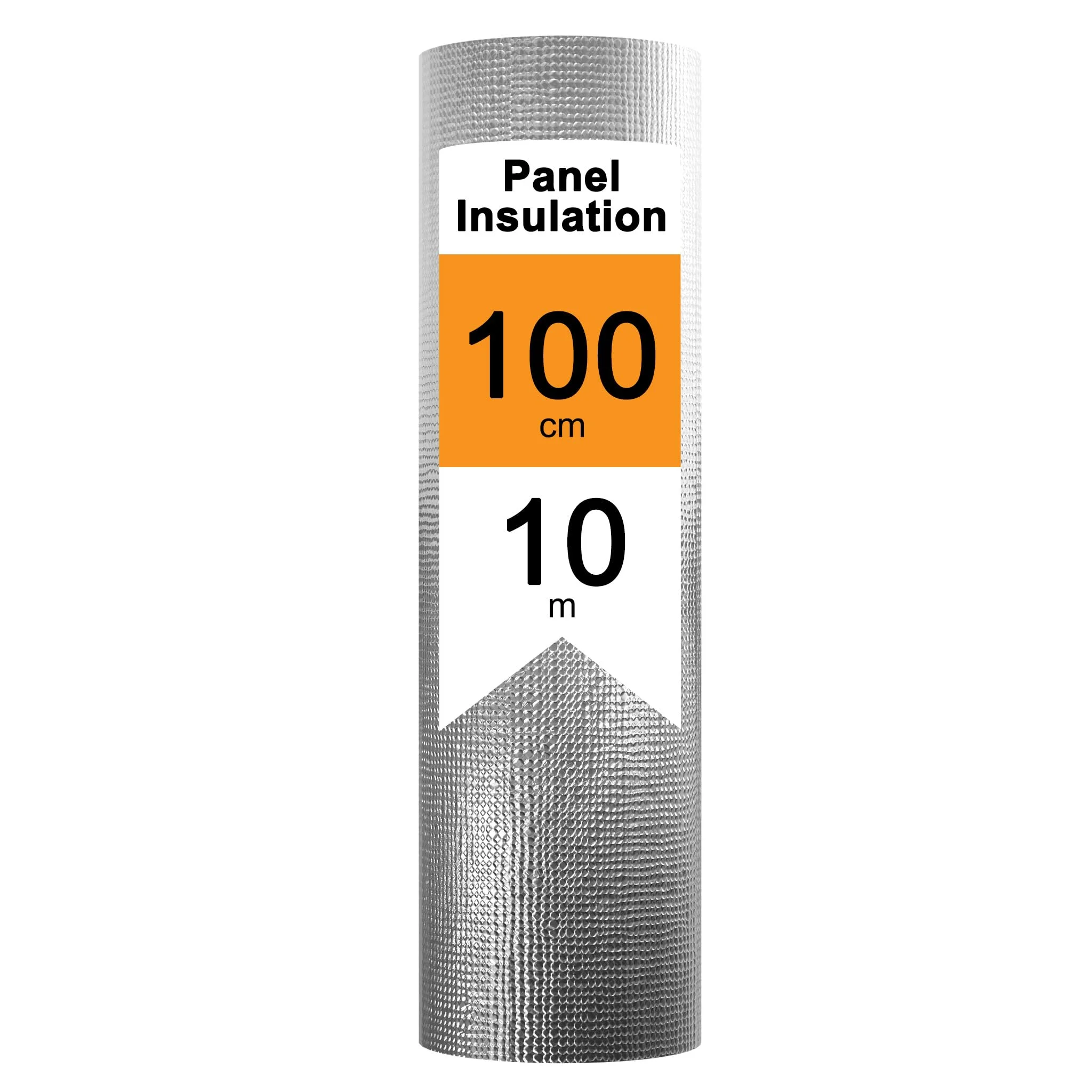YRHome 10㎡ Isolierfolie Dämmfolie 1x10m Reflexionsfolie Heizung Alu Isoliertapete Aluminium Thermofolie Heizkörper 3-4mm Dicke Isolierungsfolie Wärmedämmung Wärmehaltung