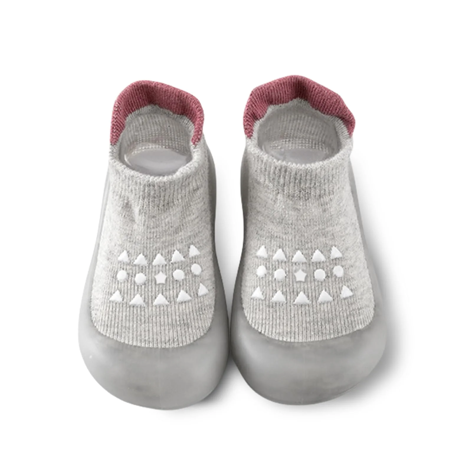 flintronic Krabbelschuhe Baby, Lauflernschuhe Kinder, rutschfeste Hüttenschuhe Sockenschuhe, für Mädchen Junge