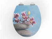 MDF WC-Sitz PET Orchidee