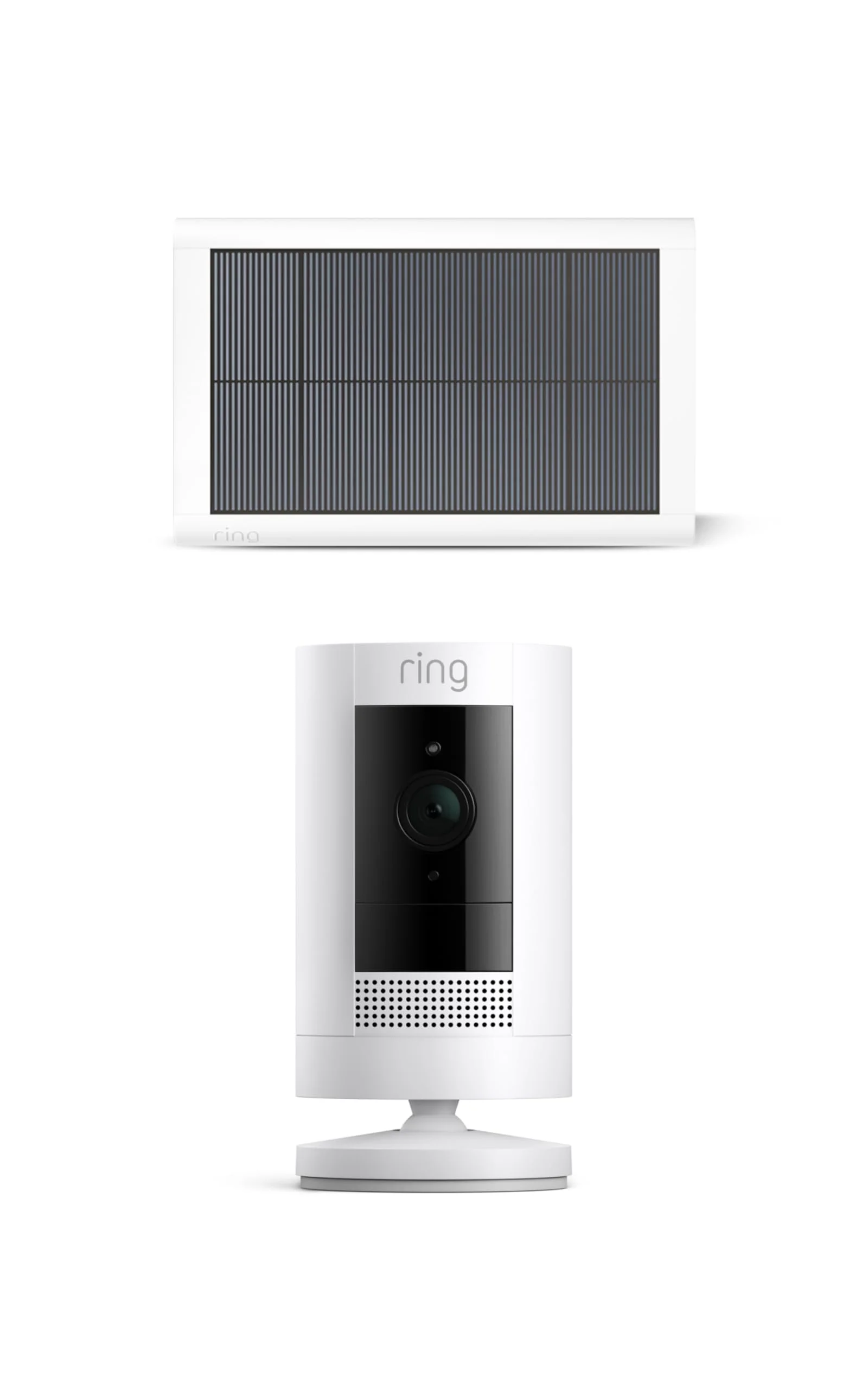 Ring Außenkamera Solar (Stick Up Cam) | Überwachungskamera aussen mit Solarpanel, 1080p-HD-Video, WLAN, witterungsbeständig, geeignet für Haus & Grundstück | Alexa-kompatible Sicherheitskamera