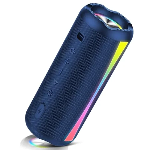 dotn Bluetooth Duschlautsprecher, Bluetooth Lautsprecher mit Stereo-Sound, Wireless Speaker