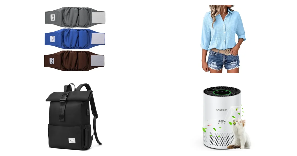 Amazon Blitzangebote: SlowTon Hundewindeln Rüden + Musselin Bluse 20.05.2026