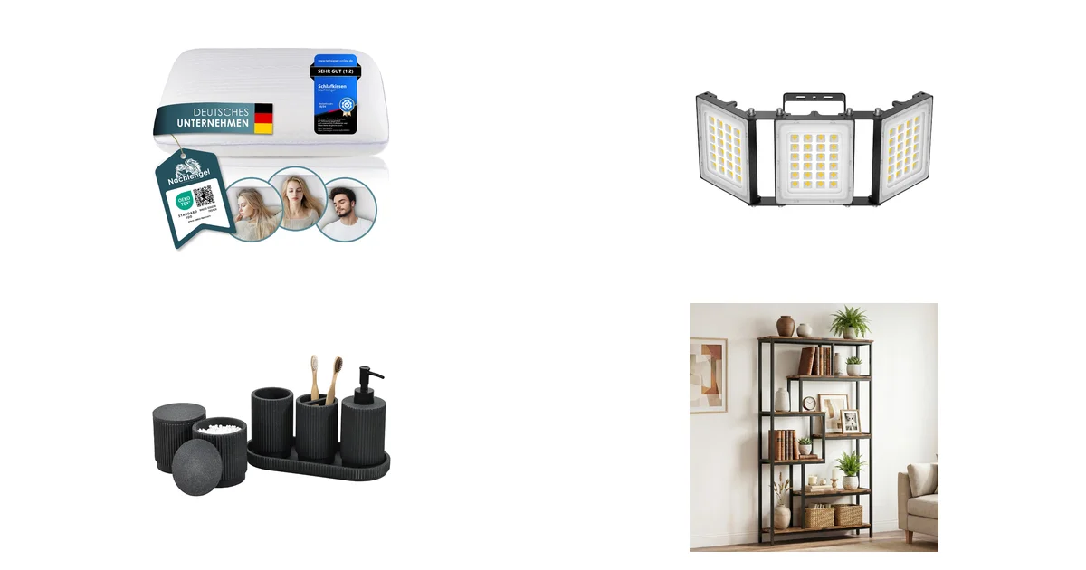 Nachtengel Schlafkissen Memory Foam Kopfkissen von Amazon im Blitzangebot am 21.05.2026