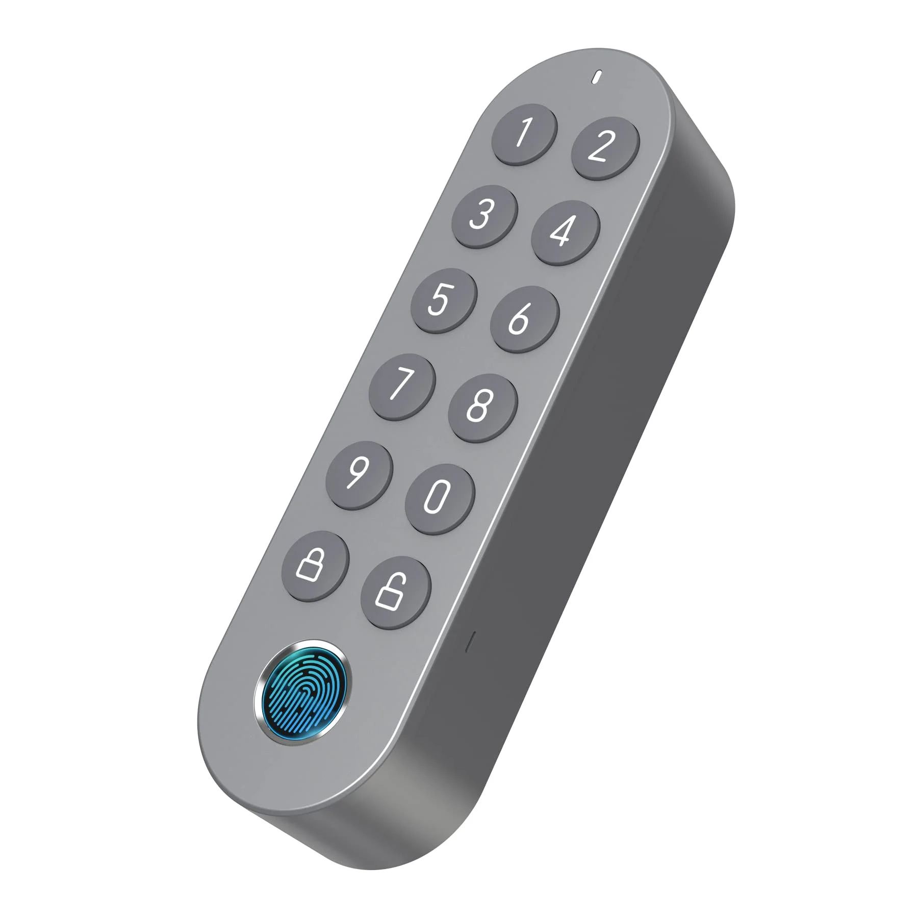 Lockin Smart Digital Keypad Pro, IPX5 Wasserdicht, Schlüssellos, Zugangskontrolle, Digitales Haustürschloss, unterstützt virtuelle Passwörter&Gastcodes, Grau