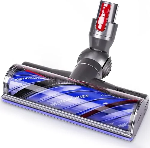 Bürste kompatibel für Dyson V7 V8 V10 V11 V15 SV10 SV11 SV12 SV14 SV15 SV22 SV25 SV27 SV28 SV37，Ersatzteil Direktantrieb Reiniger Kopf Turbine Bodendüse，Zubehör Turbobürste für Hartboden und Teppiche