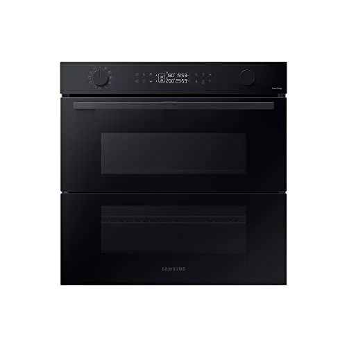 Samsung NV7B45502AK/U1 Einbaubackofen,76 ℓ, Dual Cook Flex, Pyrolytische Selbstreinigung, SmartThings Cooking, XXL-Garraum