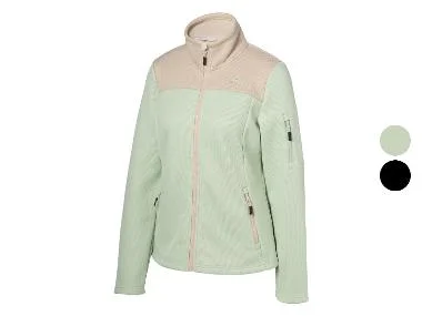 Damen Strickfleecejacke