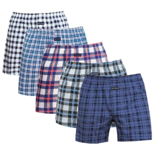 Merking Herren Boxershorts Unterhosen Männer Baumwolle Unterwäsche 100% Gewebte Shorts 3/4/5er