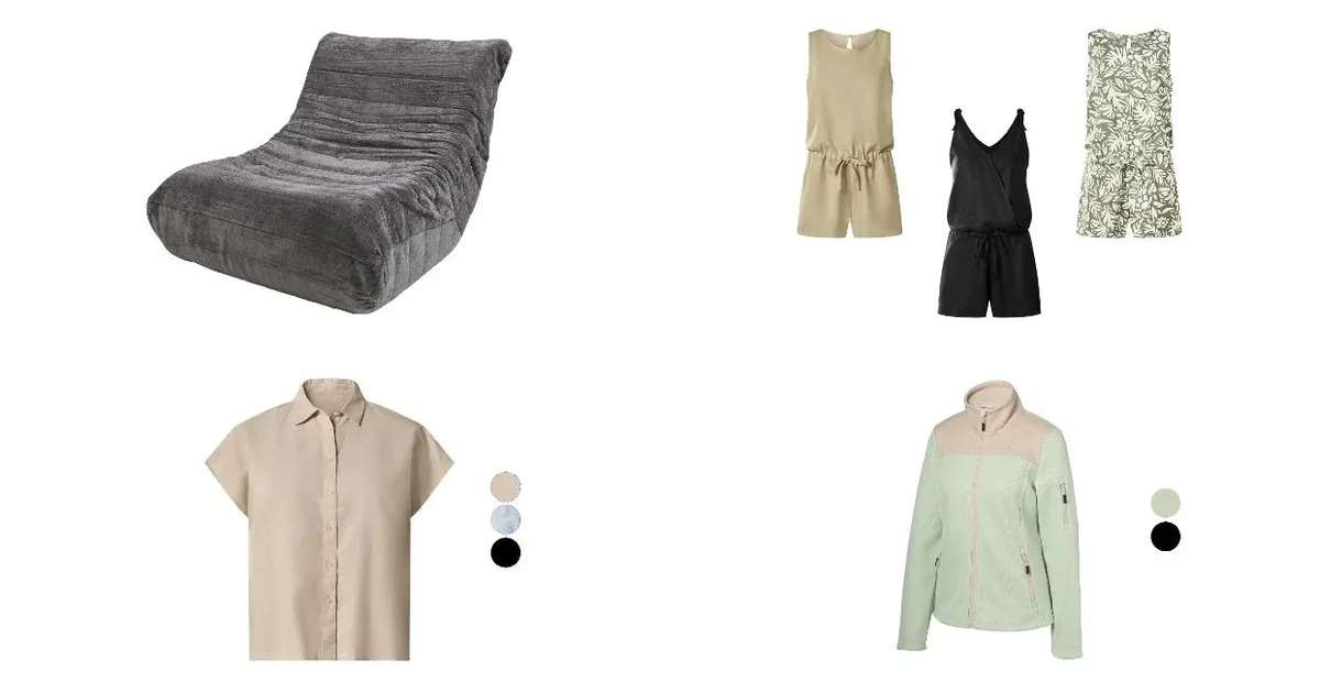 Lidl.de Deals am 23.05.2026: Indoor-Loungesessel & Damen Leinen-Jumpsuit reduziert
