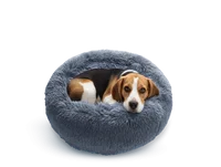 Haustierbett für Hunde und Katzen Ø ca. 50 cm, grau
