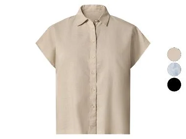 Damen Bluse Leinen