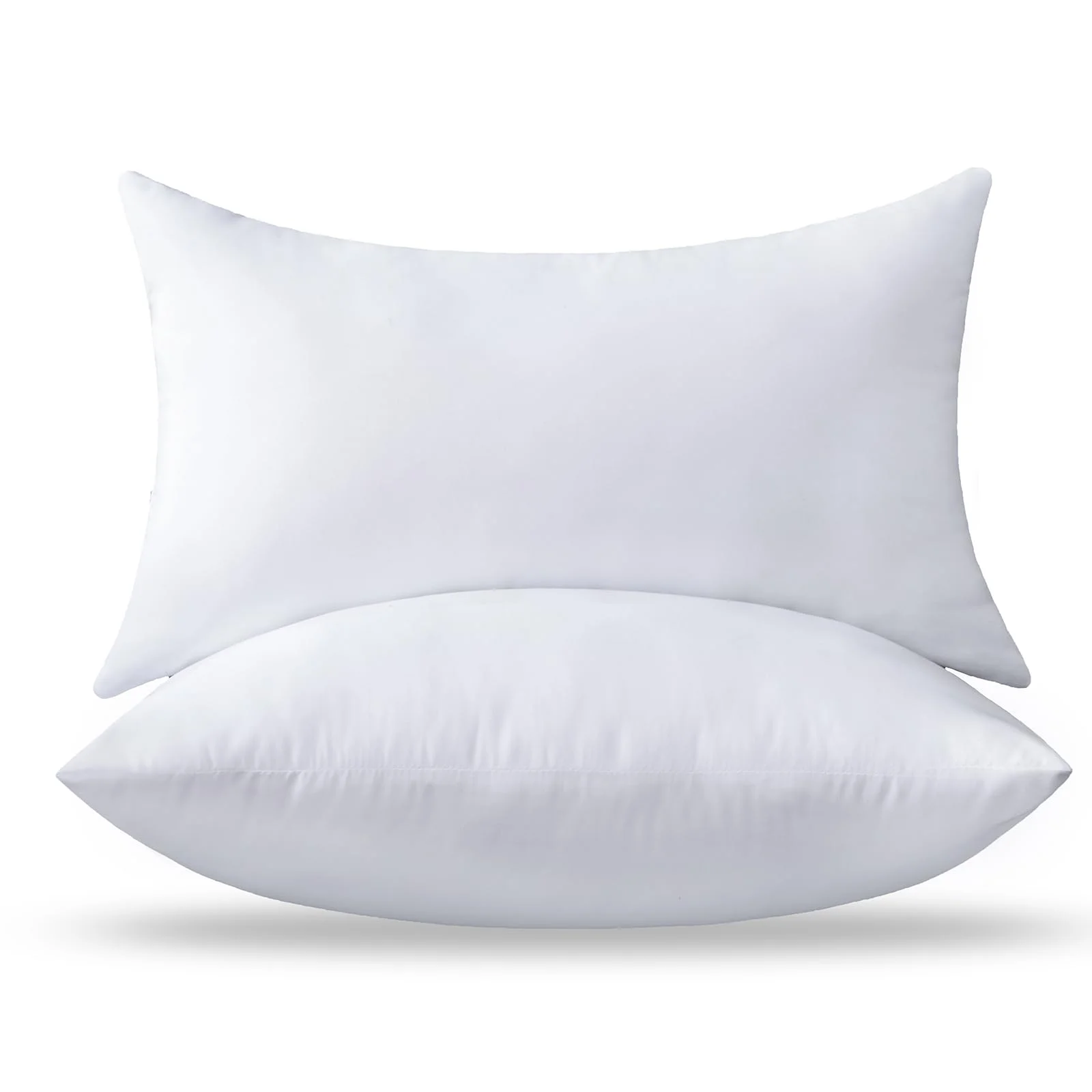 OTPIPCS 2er Set Kissenfüllung 30x50 cm - Hochwertige Innenkissen für Sofakissen, Dekokissen, Kopfkissen und Zierkissen - Atmungsaktive Füllung für Sofa, Couch und Wohnzimmer, weiße