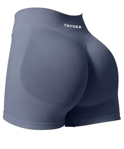 TAYOEA Sport Shorts Damen Scrunch Kurze Sporthose Push Up Kurze Leggings Butt Lifting Gym Short Nahtlose Workout Radlerhose Damen