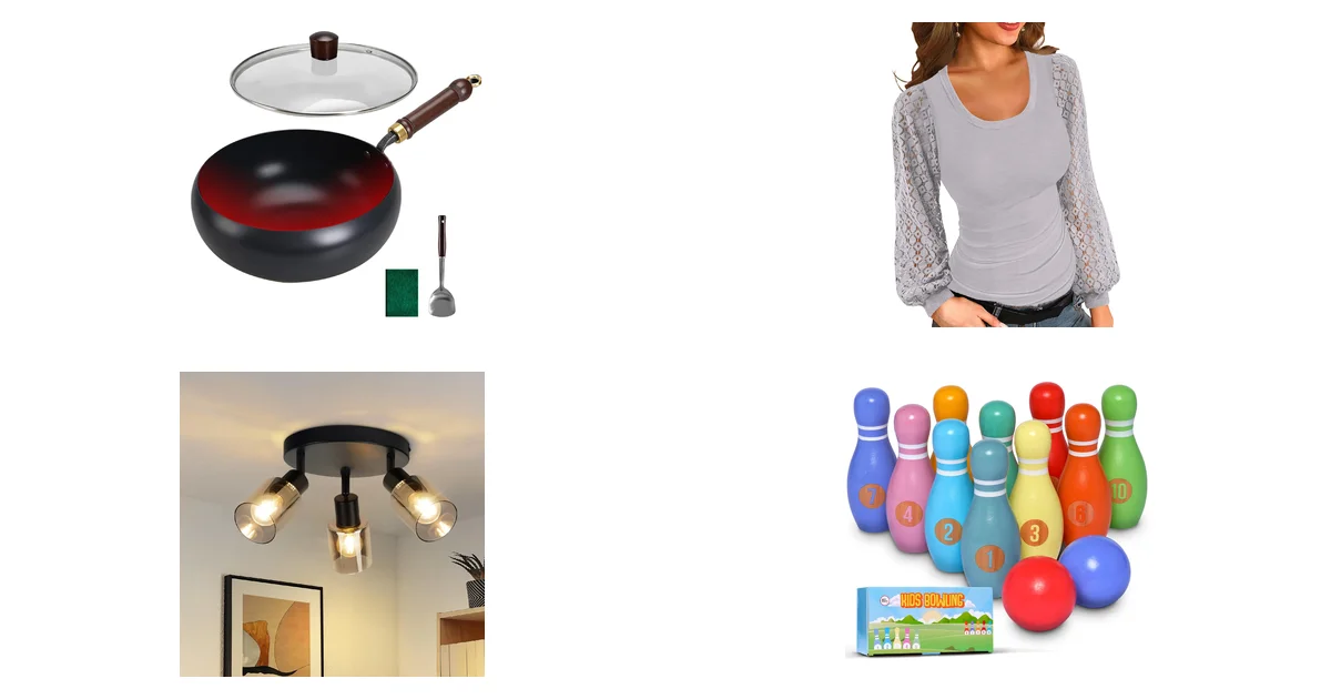 Amazon Blitzangebote 24.05.2026: Japanische Eisenpfanne und Damen Shirt bis 6€ Ersparnis