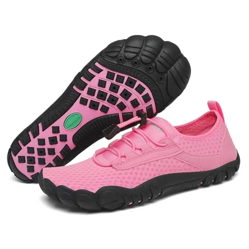 SAGUARO Unisex Barfuß Badeschuhe rutschfeste Barfußschuhe Schnelltrocknende Wasserschuhe mit Drainagelöcher Gr.36-48