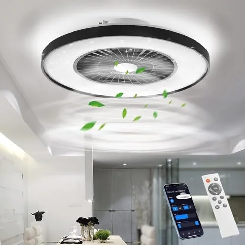 BKZO moderne LED-Deckenleuchte mit Ventilator