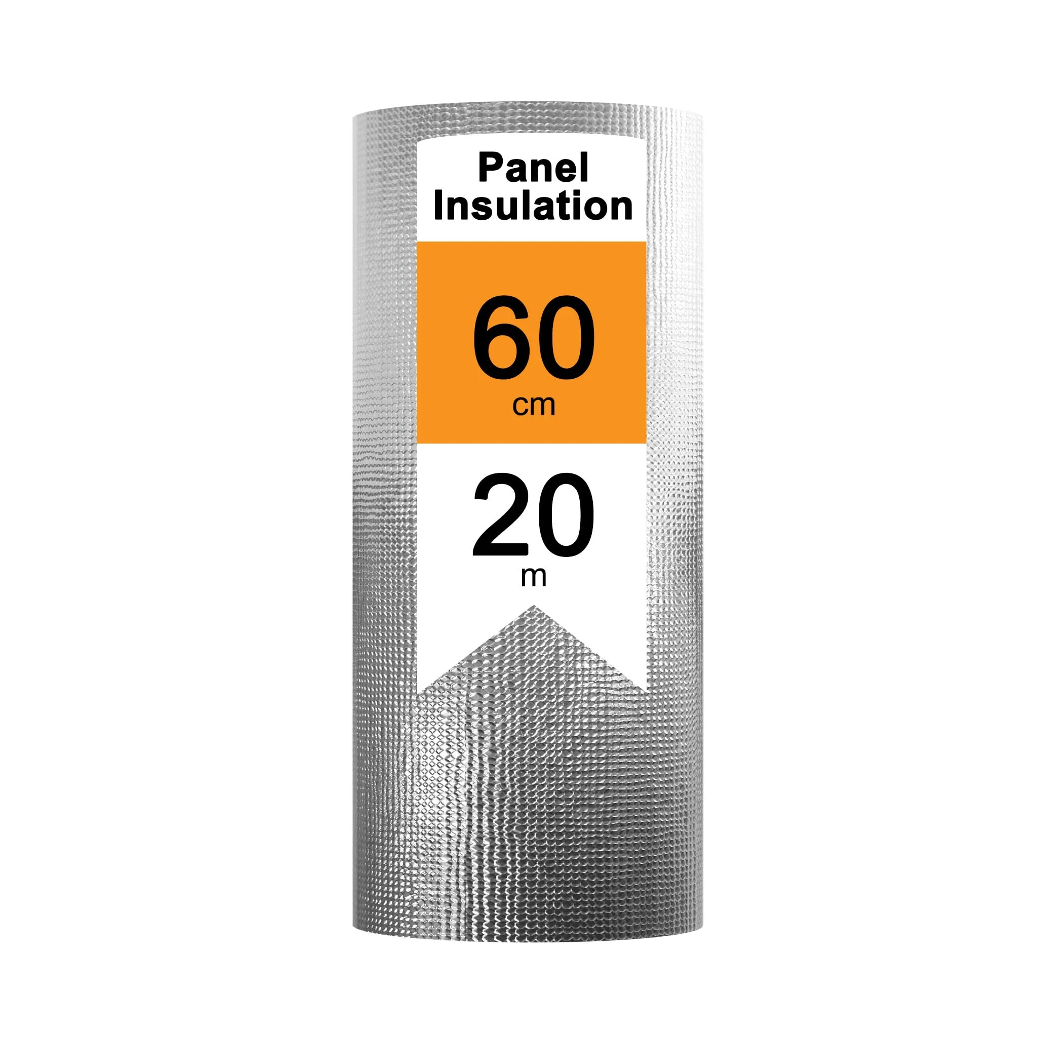YRHome 12㎡ Isolierfolie Dämmfolie 0.6x20m Reflexionsfolie Heizung Alu Isoliertapete Aluminium Thermofolie Heizkörper 3-4mm Dicke Isolierungsfolie Wärmedämmung Wärmehaltung