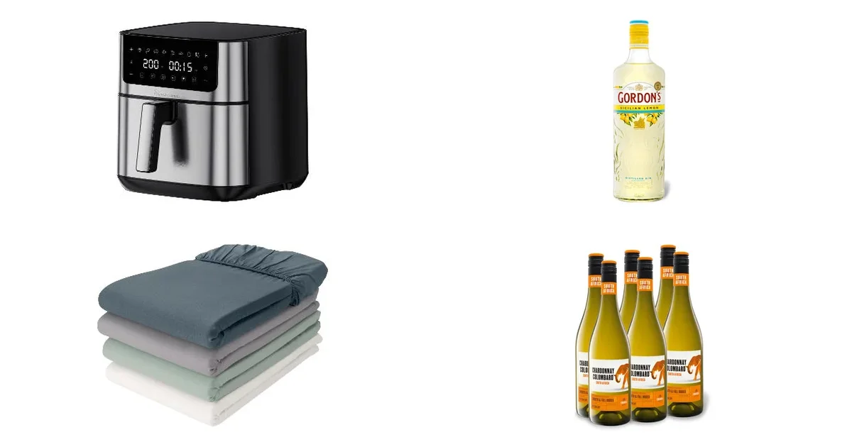Lidl.de Deals am 25.05.2026: Heißluftfritteuse BGMP-9532 6 L und Gin 37,5% Vol