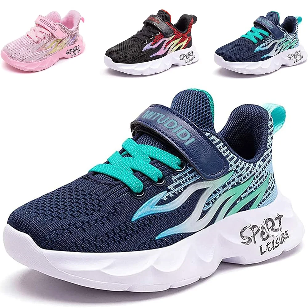 PHMNZIP Turnschuhe Kinder Schuhe Jungen Kinderschuhe Mädchen Sportschuhe Sneaker Junge Laufschuhe Hallenschuhe Outdoor Atmungsaktiv Fitnessschuhe Basketballschuhe Walkingschuhe Jungenschuhe