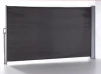 Seitenmarkise aus Aluminium, ca. 3 x 1,6 m - Anthrazit