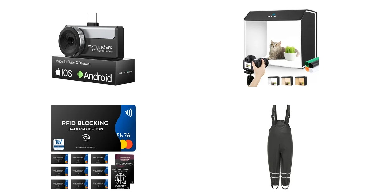 VANTRUE POWER TS2 Wärmebildkamera Thermalkamera für iOS am 26.05.2026 bei Amazon