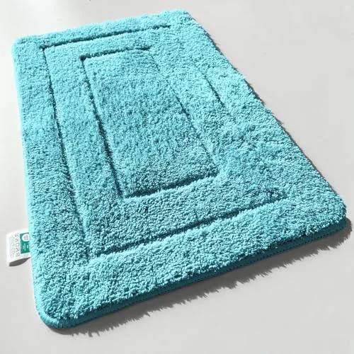 KARAT Badteppich Atlantis - extra flauschig & schnelltrocknend - Badezimmerteppich mit rutschsicherer Rückseite - Badematte Duschvorleger