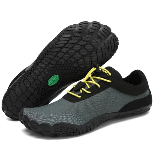 SAGUARO Unisex Barfußschuhe mit Breiter Zehenbox und Zero-Drop Solhe - Weich rutschfest Atmungsaktiv