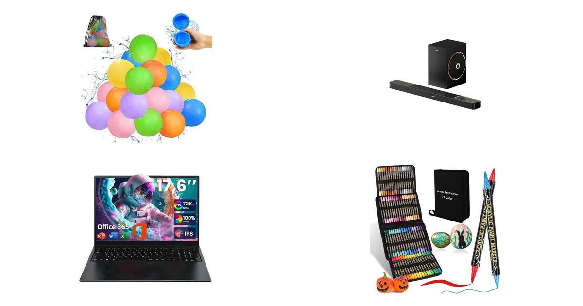Heißeste Deals des Tages 28.05.2026: Smasiagon Wasserballon & ULTIMEA Soundbar 3.1.2
