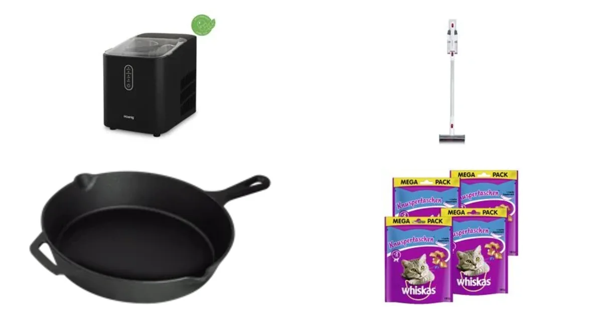 Norma24.de Deals am 29.05.2026: Eiswürfelmaschine 12kg KUB14 und Zyklon-Staubsauger HV