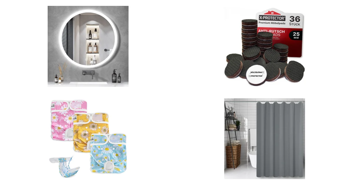 Amazon Blitzangebote am 29.05.2026 Habison LED Badezimmerspiegel 70cm und X-Protector