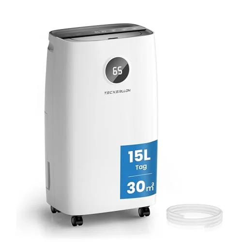 TECXERLLON Luftentfeuchter, für Räume bis zu 150m³ (50㎡)