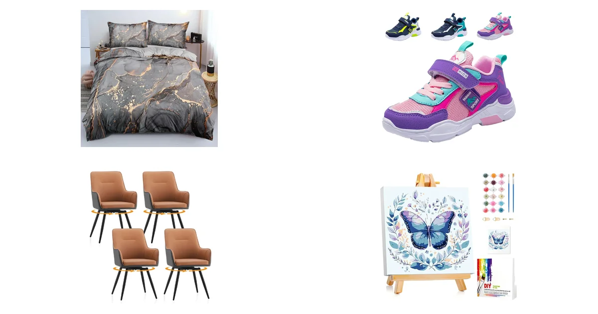 Top-Produkte Luowei 3D Bettwäsche Grau Gold Marmor Muster 155x220cm am 30.05.2026