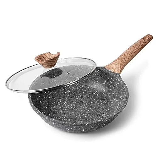 ZUOFENG Antihaft Pfanne Bratpfanne Beschichtet, Granit Pfannen Nonstick Frying Pan, Beschichtete Pfanne Für Gasherd Induktion