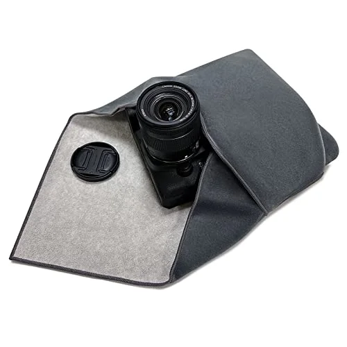 ComfortAce Einschlagtuch für Kamera als Schutzhülle für Fotoausrüstung im Rucksack, Tasche, Beutel etc. Passen für Vollformat DSLR, Objektiv, Stativ, Tablet-PC, etc.