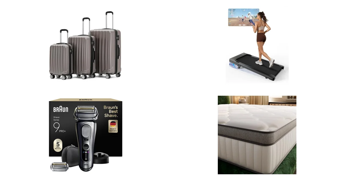 Neu heute bei Amazon: Beiby 2080 Kofferset 3-teilig Hartschalenkoffer TSA 02.06.2026