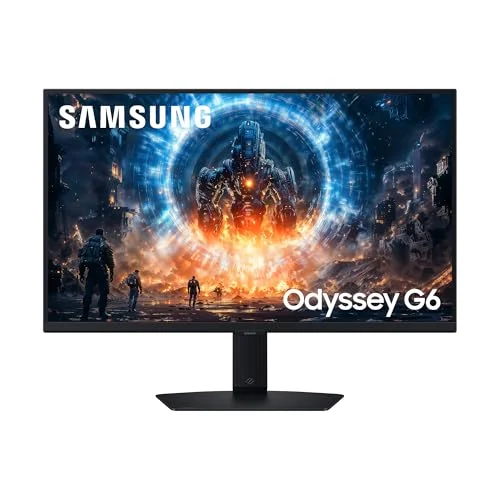 Samsung 27 Zoll Odyssey G60F Gaming Monitor, Bildschirm mit IPS-Panel, 2.560 x 1.440 Pixel, 350 Hz, 1 ms (G/G), IPS Panel, AMD FreeSync Premium, NVIDIA G-Sync, VESA DisplayHDR 400, LS27FG602EUXEN