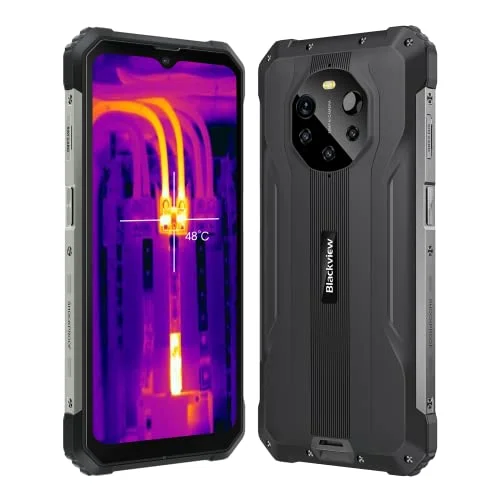 Blackview BL8800 Pro | Rugged Smartphone 5G | Wärmebildkamera | 6,58" FHD+ | 8GB RAM + 128GB | 50MP + 16MP | 8380mAh Akku | Android 11 | IP68/IP69K | NFC | Dual SIM | 2 Jahre Garantie |